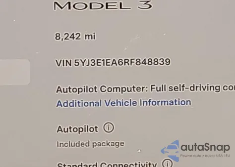 2024 Tesla Model 3 Long Range Dual Motor All-Wheel Drive/Rear-Wheel Drive from USA, damaged, VIN 5YJ3E1EA6RF848839